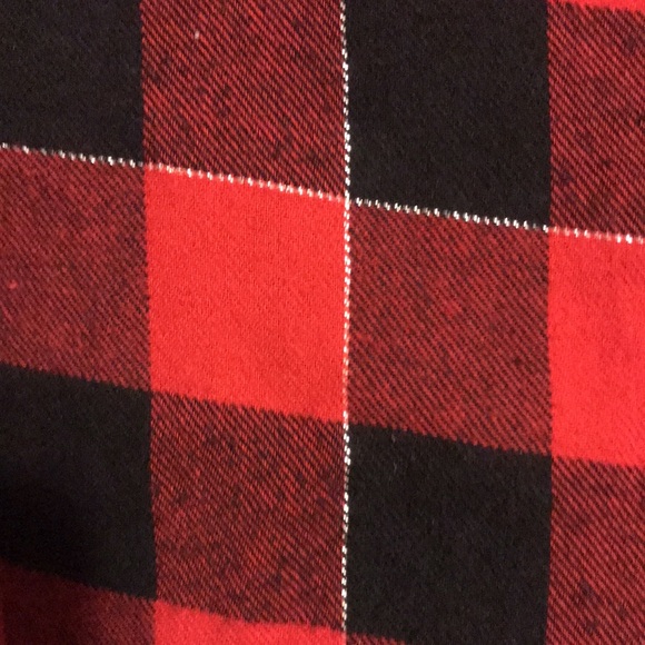 Girl’s Flannel Buffalo Plaid Shirt - Picture 5 of 7